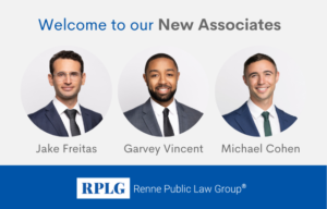Welcome to our new associates: Jake Freitas, Garvey Vincent and Michael Cohen.